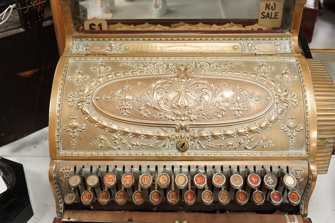 A vintage National Cash Register